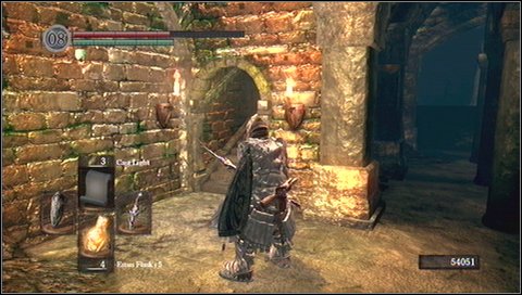 Once you get to the upper floor, open the door - Depths - p. 3 - Walkthrough - Dark Souls - Game Guide and Walkthrough