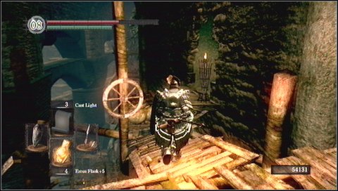 Kill a ghoul inside and take the elevator down - Blighttown - p. 3 - Walkthrough - Dark Souls - Game Guide and Walkthrough