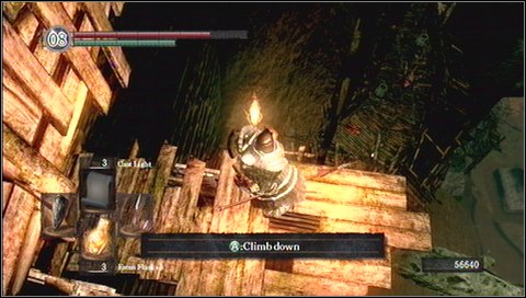 Keep going on wooden walkways - you'll encounter a new enemy type: Cragspidera - Blighttown - p. 3 - Walkthrough - Dark Souls - Game Guide and Walkthrough