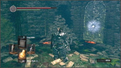 Once you regenerate, continue your walk - Darkroot Garden - p. 1 - Walkthrough - Dark Souls - Game Guide and Walkthrough