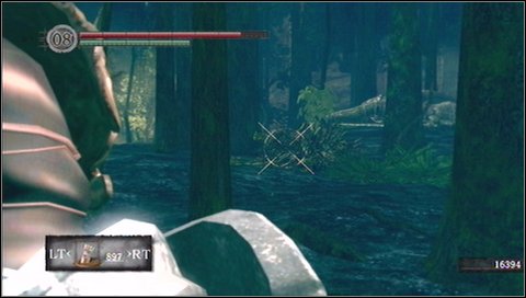 Keep going along the wall until you'll reach a tower - this way leads to an arena with boss Moonlight Butterfly - Darkroot Garden - p. 2 - Walkthrough - Dark Souls - Game Guide and Walkthrough