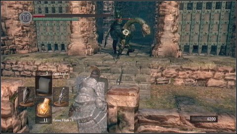 You'll get to the chamber with pendulum blades - Sen's Fortress - p. 1 - Walkthrough - Dark Souls - Game Guide and Walkthrough