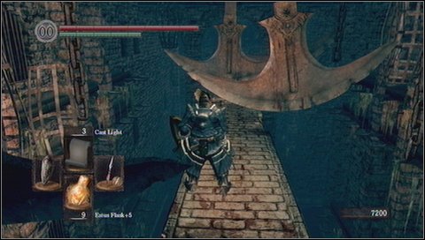 Sen's Fortress can be reached from a bonfire located above blacksmith Andrei chamber (Undead Parish) - Sen's Fortress - p. 1 - Walkthrough - Dark Souls - Game Guide and Walkthrough