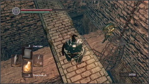 Go forwards, to the exit - Sen's Fortress - p. 1 - Walkthrough - Dark Souls - Game Guide and Walkthrough