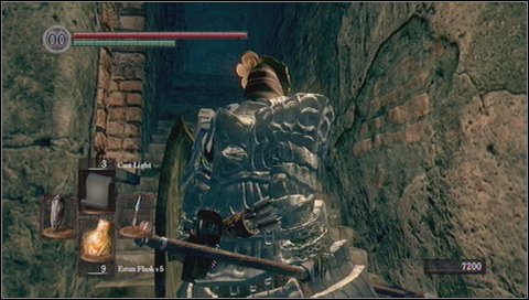 On its other side you'll encounter a mage, who was shooting at you previously - Sen's Fortress - p. 1 - Walkthrough - Dark Souls - Game Guide and Walkthrough