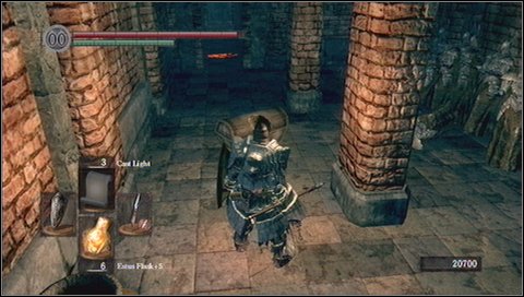 Go to the corridor with balls and turn left - Sen's Fortress - p. 2 - Walkthrough - Dark Souls - Game Guide and Walkthrough