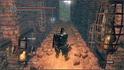 Once again return to the chamber, where balls are loaded - Sen's Fortress - p. 3 - Walkthrough - Dark Souls - Game Guide and Walkthrough