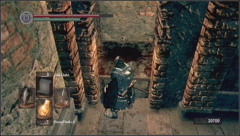 At the bottom you'll see a chest - DO NOT OPEN IT - Sen's Fortress - p. 2 - Walkthrough - Dark Souls - Game Guide and Walkthrough