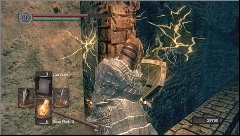 Once you eliminate him, move slowly to swinging blades - Sen's Fortress - p. 3 - Walkthrough - Dark Souls - Game Guide and Walkthrough