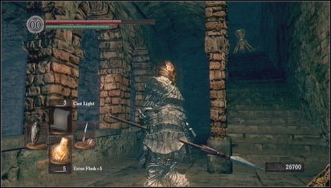 On the upper level you'll find another trap with swinging blades - Sen's Fortress - p. 3 - Walkthrough - Dark Souls - Game Guide and Walkthrough