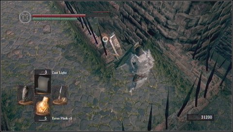 Go to the bottom and kill another knight, guarding a chest - Sen's Fortress - p. 3 - Walkthrough - Dark Souls - Game Guide and Walkthrough