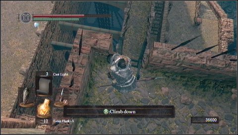 If you choose to go there, you'll reach and optional part of this location - a tower guarded by Ricard the Archer - Sen's Fortress - p. 4 - Walkthrough - Dark Souls - Game Guide and Walkthrough