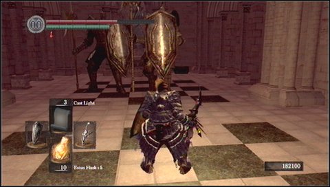 Instead of fighting, go outside with another exit - Anor Londo - p. 1 - Walkthrough - Dark Souls - Game Guide and Walkthrough