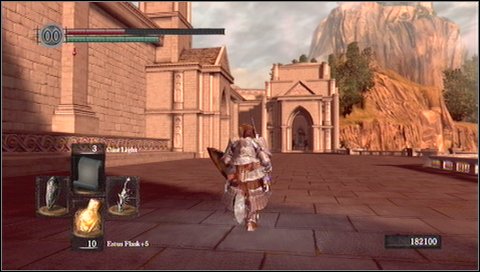 Inside the building you'll encounter two more knights - they are guarding the chest with Demon Titanite - Anor Londo - p. 1 - Walkthrough - Dark Souls - Game Guide and Walkthrough