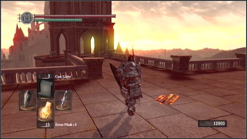 Go down the elevator and then go down the stairs - Anor Londo - p. 1 - Walkthrough - Dark Souls - Game Guide and Walkthrough