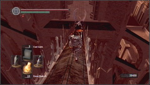 The next fragment is extremely difficult - you have to go up over two bays, under the fire of powerful crossbowmen - Anor Londo - p. 3 - Walkthrough - Dark Souls - Game Guide and Walkthrough