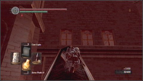 At the top quickly turn right and roll over or jump towards the enemy - Anor Londo - p. 3 - Walkthrough - Dark Souls - Game Guide and Walkthrough