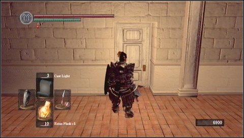 Head towards the spiral stairs - there is another knight behind - Anor Londo - p. 4 - Walkthrough - Dark Souls - Game Guide and Walkthrough