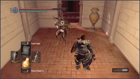 Enter the door to the left (the other one is closed) - Anor Londo - p. 4 - Walkthrough - Dark Souls - Game Guide and Walkthrough