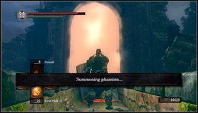 After exploring the location, you can go towards a large foggy passage - Darkroot Garden II - Walkthrough - Dark Souls - Game Guide and Walkthrough