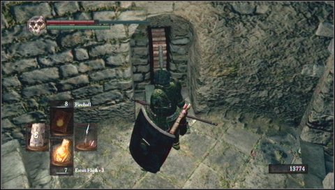 If you go to the tower top, you'll find a bow and arrows - New Londo Ruins - p. 2 - Walkthrough - Dark Souls - Game Guide and Walkthrough