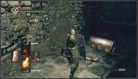 If you take a path to the right behind the slime, you can walk around the previous chamber, but on the upper level - New Londo Ruins - Lower level - Walkthrough - Dark Souls - Game Guide and Walkthrough