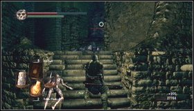 A further way leads up the stairs - New Londo Ruins - Lower level - Walkthrough - Dark Souls - Game Guide and Walkthrough