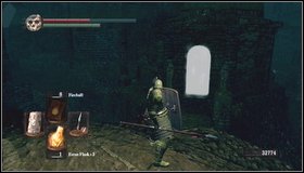 Take the item out of the chest [1] and head towards the foggy passage - New Londo Ruins - Lower level - Walkthrough - Dark Souls - Game Guide and Walkthrough