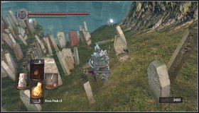 If you go to the right, you'll have to defeat several small skeletons and the big one - The Catacombs - p. 1 - Walkthrough - Dark Souls - Game Guide and Walkthrough