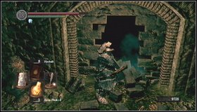 Follow this direction until you get to the passage behind fog, which you've previously seen from the other side (rotated bridge was leading there) - The Catacombs - p. 3 - Walkthrough - Dark Souls - Game Guide and Walkthrough