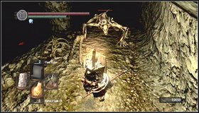 After saving Reah of Thorolund in one of two above ways, go past Patches and move forwards (if you made him to kick you down, talk to him to receive a gift) - Tomb of Giants - p. 1 - Walkthrough - Dark Souls - Game Guide and Walkthrough