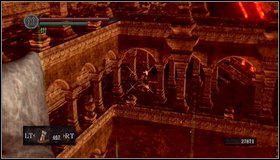 If you character is strong, you can fight with Capra Demons on a slope - Demon Ruins - p. 1 - Walkthrough - Dark Souls - Game Guide and Walkthrough