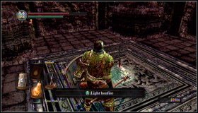 In the lower part of the tower youll find an illusory wall - it is one of the side ones - Lost Izalith - p. 1 - Walkthrough - Dark Souls - Game Guide and Walkthrough