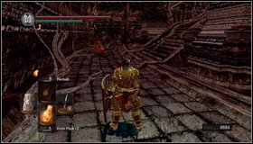 Go through the tunnel, eliminating statues - Lost Izalith - p. 1 - Walkthrough - Dark Souls - Game Guide and Walkthrough