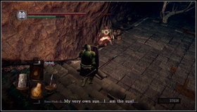 At the end of the bridge youll find a magic animal with resources (it starts fleeing) - Lost Izalith - p. 2 - Walkthrough - Dark Souls - Game Guide and Walkthrough