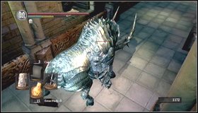 Youll get to a long corridor - at its end youll encounter the armored boar - The Dukes Archives - p. 1 - Walkthrough - Dark Souls - Game Guide and Walkthrough