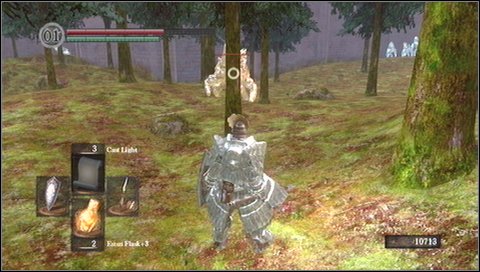 Outside youll get to a small forest with many crystal golems - The Duke's Archives II - p. 2 - Walkthrough - Dark Souls - Game Guide and Walkthrough