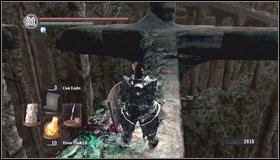 When you get to the bridges made from the walls fragments, you might turn to the right and pick up the Black Knight armor - Kiln of the First Flame - Walkthrough - Dark Souls - Game Guide and Walkthrough