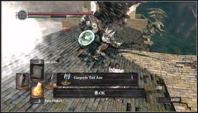 At the beginning of the fight go to the center of the rooftop - Bell Gargoyle - How to kill a boss - Dark Souls - Game Guide and Walkthrough