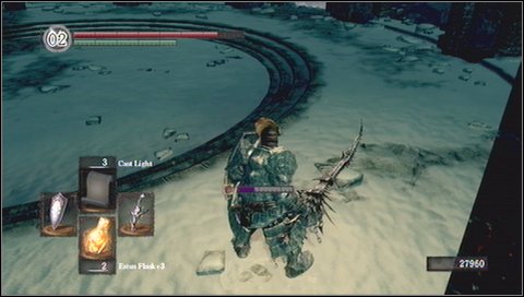 After dealing several blows, there is a chance that she will become visible again, which of course makes your task easier - Crossbreed Priscilla - How to kill a boss - Dark Souls - Game Guide and Walkthrough