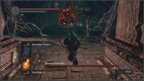 Attacks and weaknesses - Demon Firesage - How to kill a boss - Dark Souls - Game Guide and Walkthrough