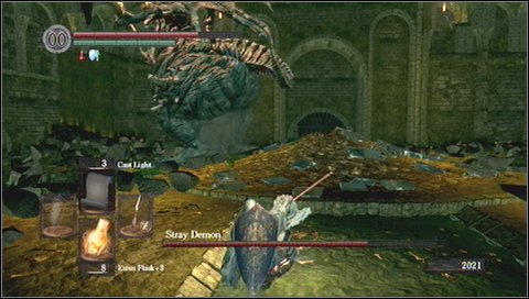 1 - Stray Demon - How to kill a boss - Dark Souls - Game Guide and Walkthrough