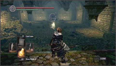 Aim him and equip a bow - Bonus - Titanite Demon - How to kill a boss - Dark Souls - Game Guide and Walkthrough