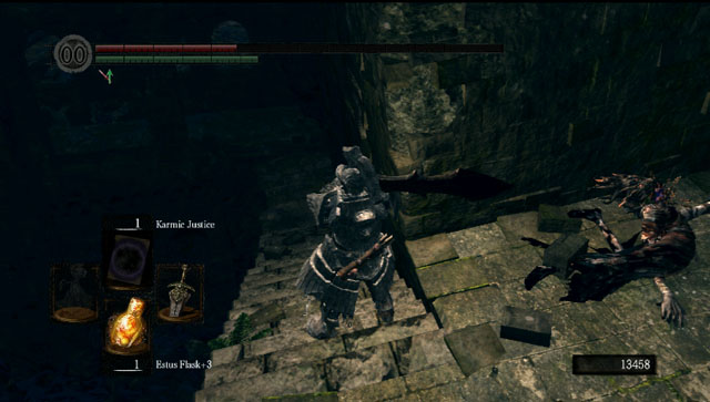 Another stairs - Oolacite Township - Artorias Of The Abyss - walkthrough - Dark Souls - Game Guide and Walkthrough