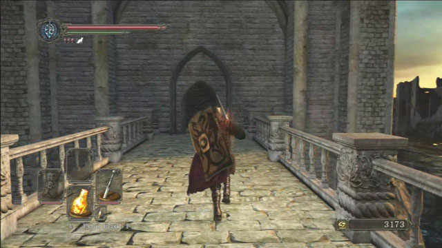 Go through the bridge. - Heides Tower Of Flame - The Underground - Walkthrough - Dark Souls II - Game Guide and Walkthrough