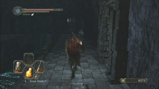 Run through the flooded corridor. - Sinners Rise - Walkthrough - Dark Souls II - Game Guide and Walkthrough