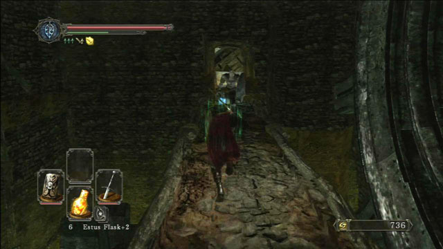 Run through the bridge towards the enemy. - Earthen Peak - Walkthrough - Dark Souls II - Game Guide and Walkthrough
