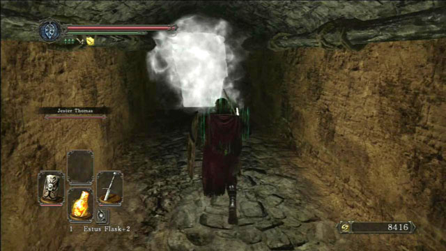 Go through the mist. - Earthen Peak - Walkthrough - Dark Souls II - Game Guide and Walkthrough