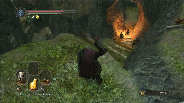 Kill the villagers - Brightstone Cove Of Tseldora - campsite - Walkthrough - Dark Souls II - Game Guide and Walkthrough