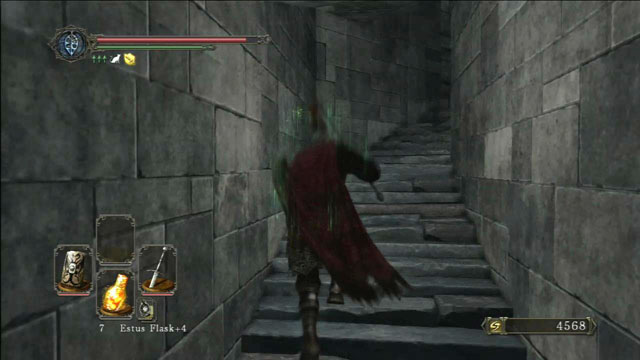 Go upstairs - Drangleic Castle - courtyard - Walkthrough - Dark Souls II - Game Guide and Walkthrough